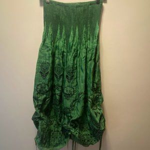 Lapis (Anthropologie) | boho multi-function skirt or strapless dress - one size
